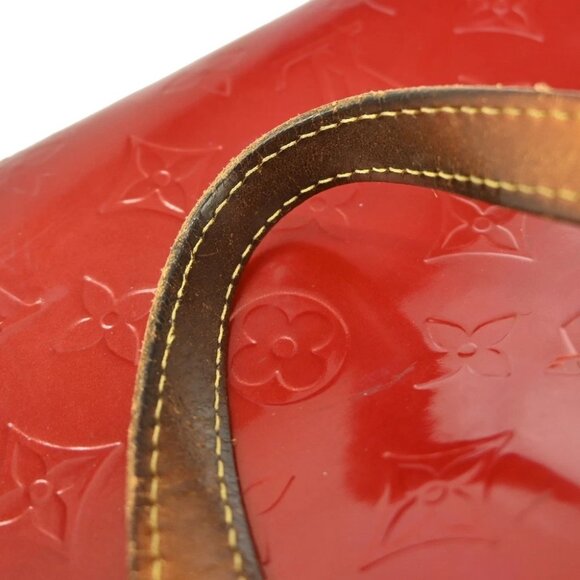 Louis Vuitton Red Vernis Reade PM Tote Handbag - Picture 7 of 13